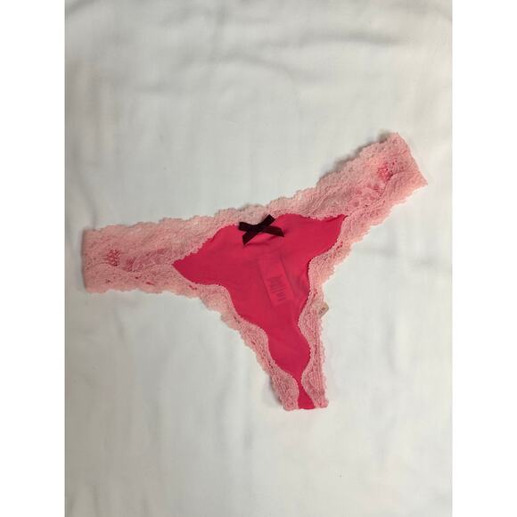 Victoria’s Secret Vintage Second Skin Lace Thong – Pink – Size XS – 2015 - Picture 4 of 4